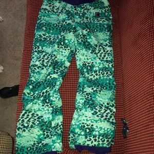 North face snowboarding pants